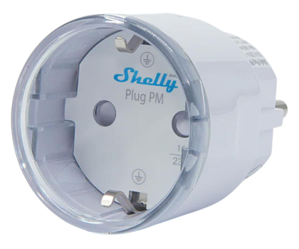 Gniazdko inteligentne Shelly Smart gniazdko 13A Plug M Gen3 Matter biały